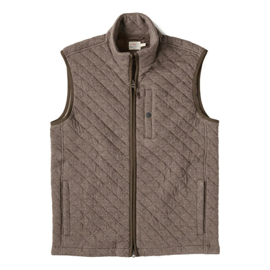 Faherty Epic Quilted Vest in Mountain Branch Heather