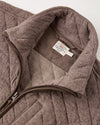 Faherty Epic Quilted Vest in Mountain Branch Heather