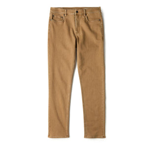 Faherty Stretch Terry 5 Pocket Pant in Elk Brown