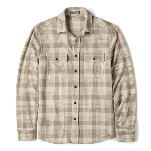 Faherty Legend Sweater Shirt in Sandbar Plaid