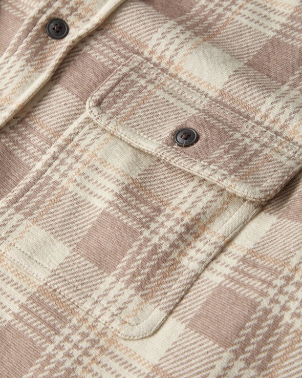 Faherty Legend Sweater Shirt in Sandbar Plaid