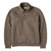 Faherty Epic Quilted Pullover in Mountain Branch Heather