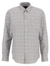 Barbour Henderson Thermo Weave Long-Sleeved Shirt in Whisper White