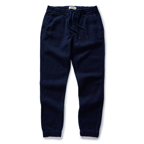 Taylor Stitch Apres Pant in Rinsed Indigo Sashiko