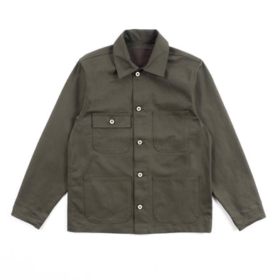 Naked & Famous Chore Coat in Green