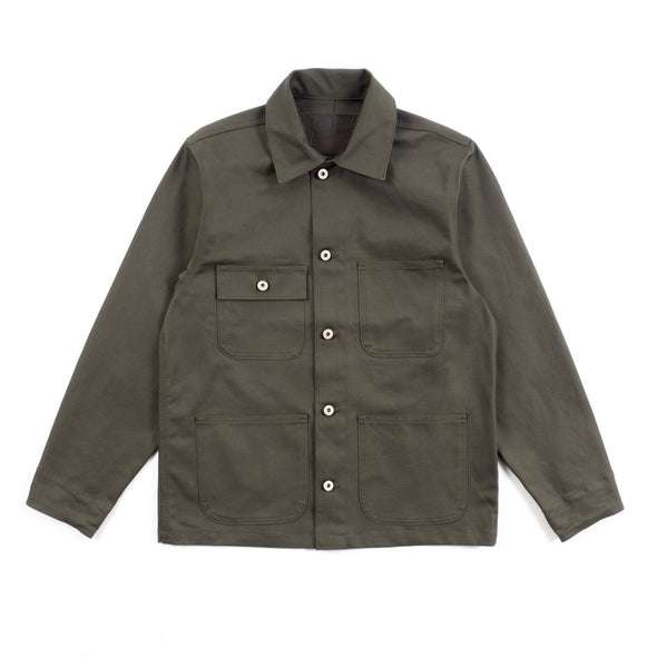 Naked & Famous Chore Coat in Green