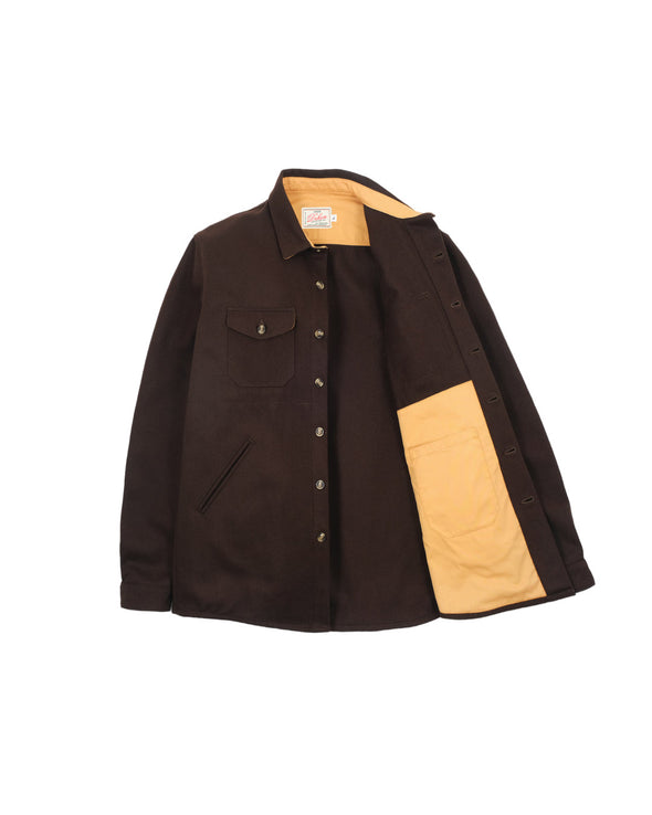 Dehen 1920 Crissman Overshirt in Brown