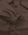 Dehen 1920 Skyline Overshirt in Medium Brown Mix