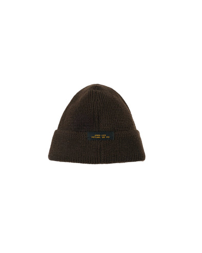 Dehen 1920 Wool Knit Watch Cap in Brown