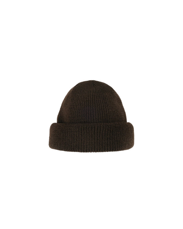 Dehen 1920 Wool Knit Watch Cap in Brown