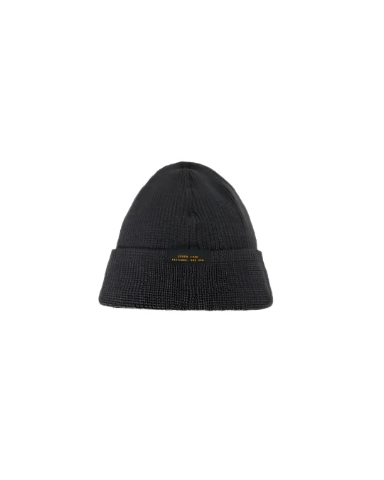 Dehen 1920 Wool Knit Watch Cap in Dark Charcoal