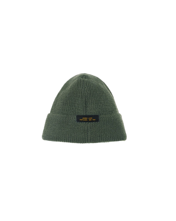 Dehen 1920 Wool Knit Watch Cap in Spruce