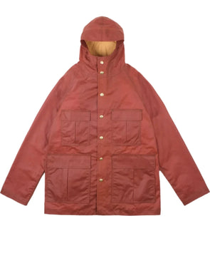 Dehen 1920 Heavy Duty Raincoat in Brick Red