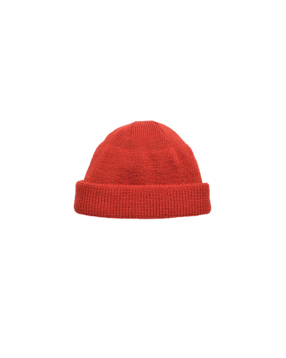 Dehen 1920 Wool Knit Watch Cap in Forster Red