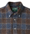 Gitman Vintage Japanese Cotton Tweed Check in Brown