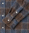 Gitman Vintage Japanese Cotton Tweed Check in Brown