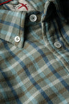 Relwen Chamois-Lined Flannel Shirt in Hazel Grid Plaid