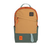 Topo Designs Daypack Classic in Khaki/Forest/Clay