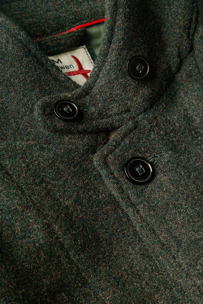 Relwen Heritage Trap Blazer in Dark Hazel Melange
