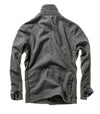 Relwen Heritage Trap Blazer in Light Grey/Black Herringbone