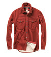 Relwen Pique Fleece Workshirt in Dk. Terra