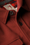 Relwen Pique Fleece Workshirt in Dk. Terra