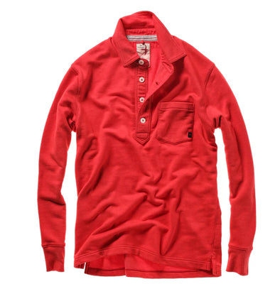 Relwen Frenchloop Polo in Red Heather