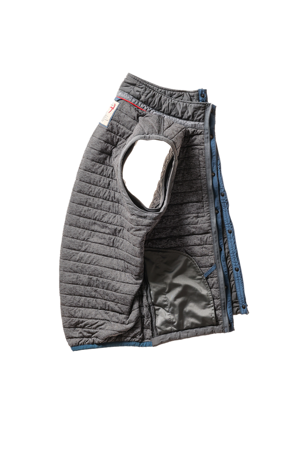 Relwen Windzip Vest in Charcoal