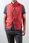 Relwen Windzip Vest in Dark Orange