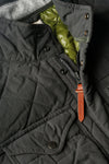 Relwen Quilted Tanker Jacket in Charcoal