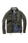 Relwen Quilted Tanker Jacket in Dark Loden