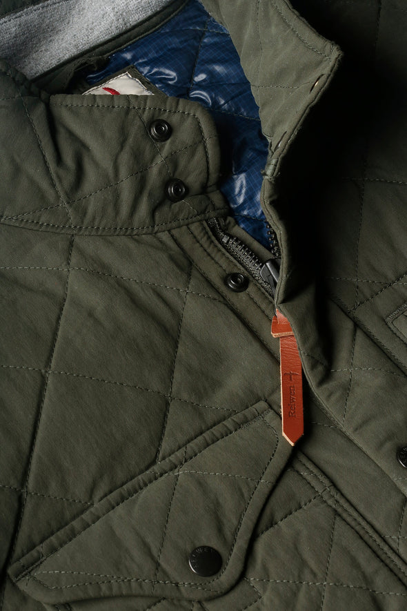 Relwen Quilted Tanker Jacket in Dark Loden