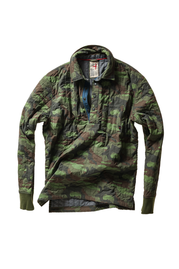 Relwen Polo-Jack in Bright Olive Camo