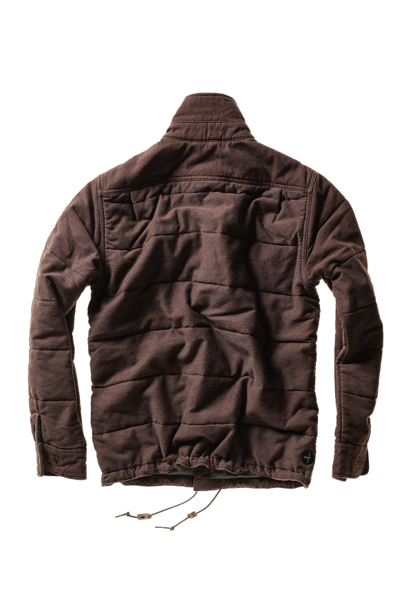 Relwen Moleskin Snap CPO in Dark Brown