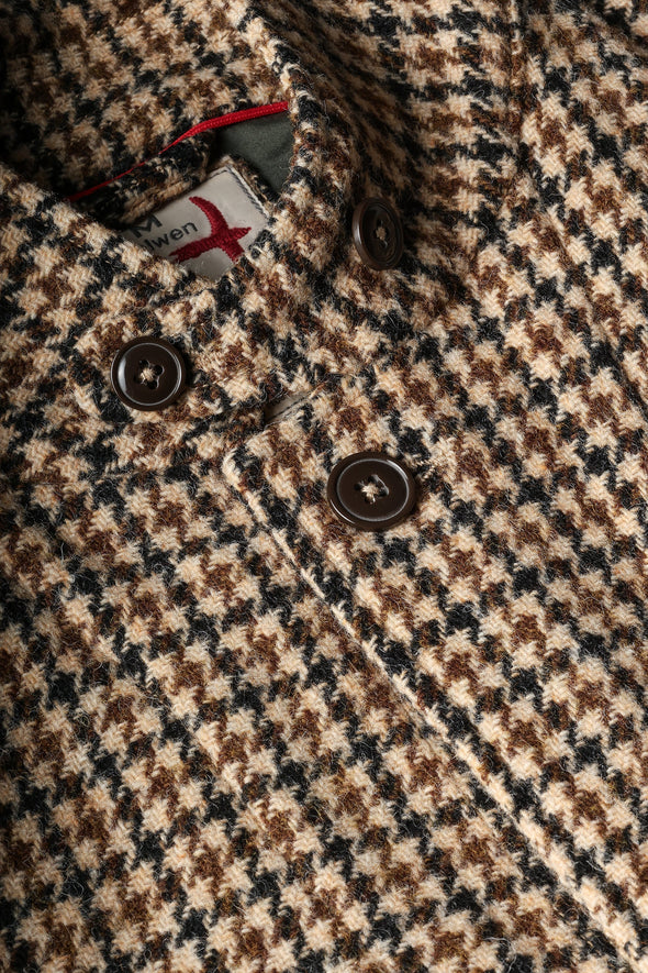 Relwen Heritage Trap Blazer in Camel Guncheck