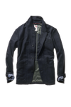 Relwen Heritage Trap Blazer in Dark Navy Whipcord
