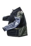 Relwen Heritage Trap Blazer in Dark Navy Whipcord