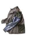 Relwen Heritage Trap Blazer in Light Charcoal Nep