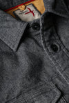 Relwen Utility Workshirt in Charcoal Nailhead