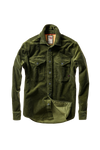 Relwen Utility Workshirt in Dark Moss Cord