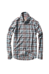 Relwen Flyweight Flannel in Light Blue/Brown Plaid