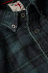 Relwen LS Plaid Chamois-Lined Flannel in Green Navy Black