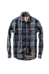 Relwen LS Mountain Flannel in Navy Multi Plaid
