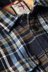 Relwen LS Mountain Flannel in Navy Multi Plaid