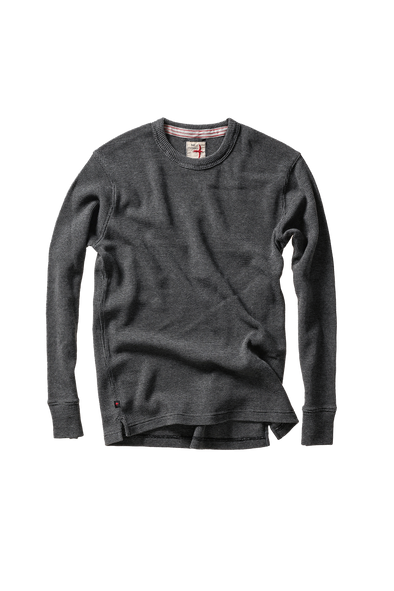 Relwen Bi-Waffle Crew in Charcoal