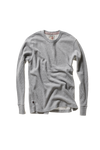 Relwen Bi-Waffle Crew in Pale Grey