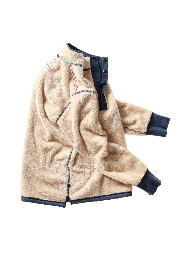 Relwen Superfleece Mock in Navy