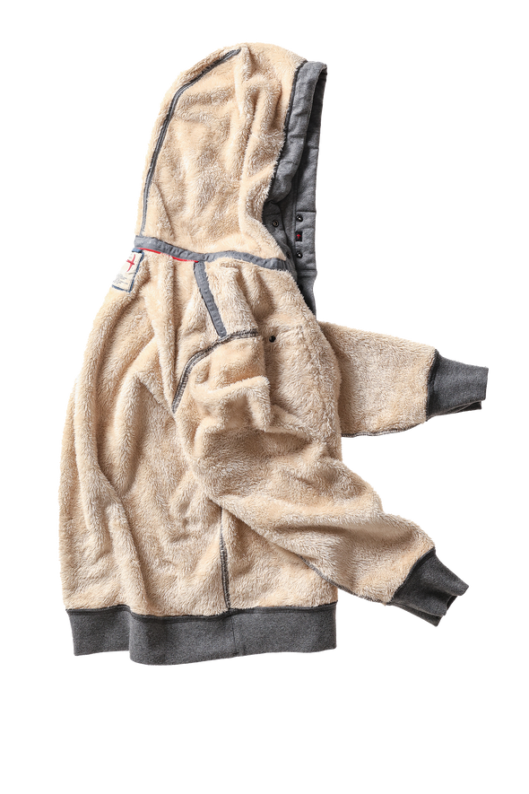 Relwen Superfleece Hoodie in Dark Grey Heather