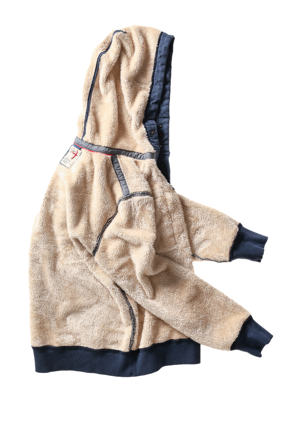 Relwen Superfleece Hoodie in Navy Heather