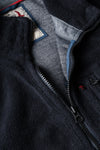 Relwen Sheared Fleece Half-Zip in Dark Navy